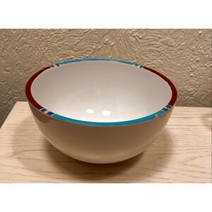 MESA WHITE SAND by Dansk Medium Salad Bowl 8.5" Made in Portugal